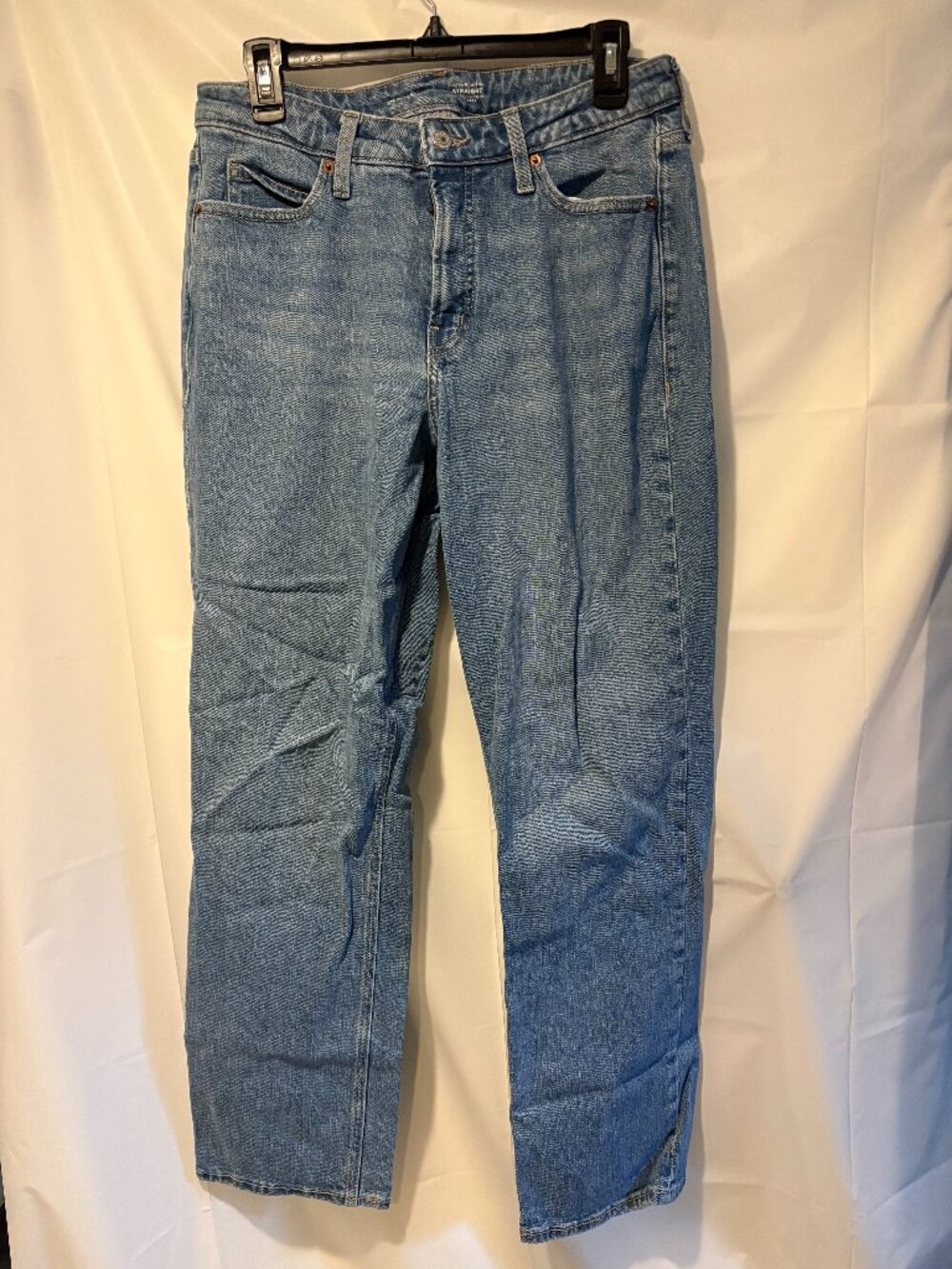 Womens Old Navy Size 10 Extra High Rise Straight Denim Jeans